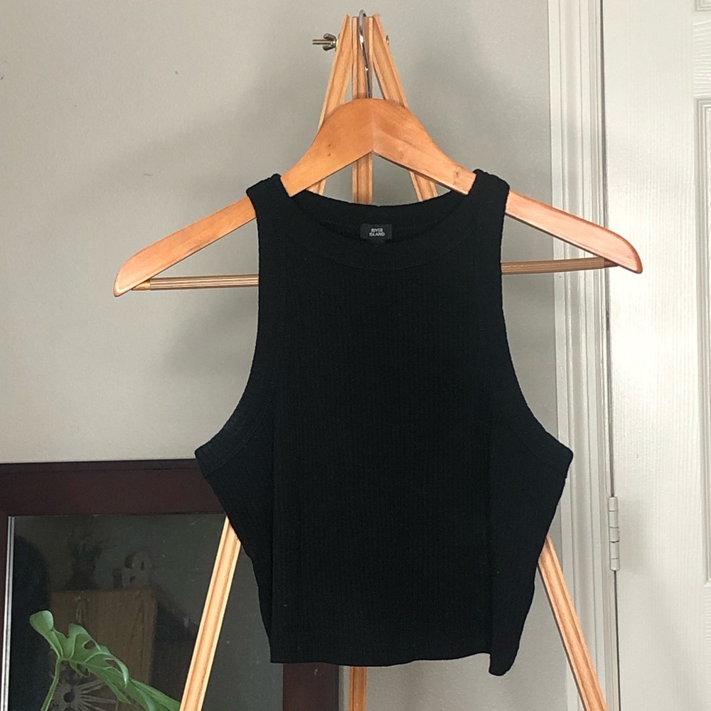 Forever 21 Ribbed cropped tank top